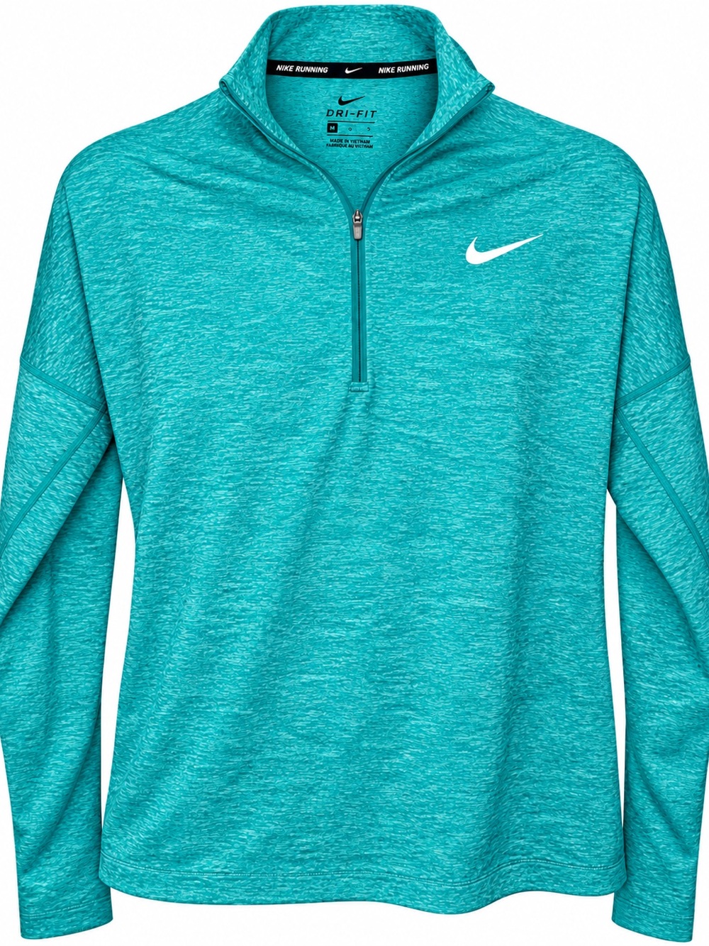 Nike Teal Dri-FIT Quarter-Zip Performance Jacket